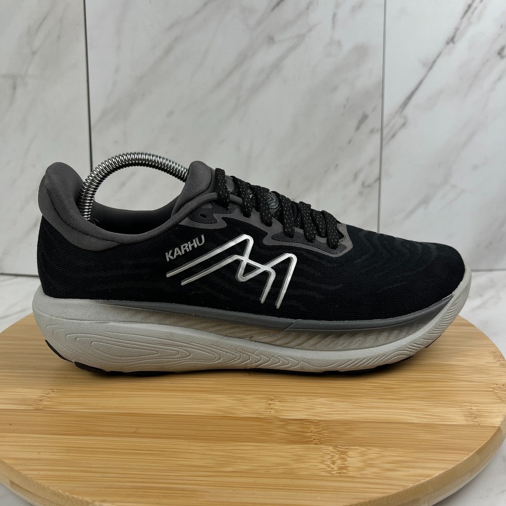 Karhu Ikoni Ortix 3.0 Mens Size 9 Black Gray Athletic Running Walk Shoes F102018